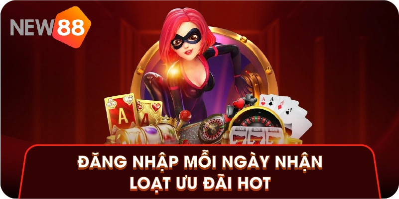 Đăng nhập mỗi ngày nhận loạt ưu đãi hot Đăng nhập mỗi ngày nhận loạt ưu đãi hot
