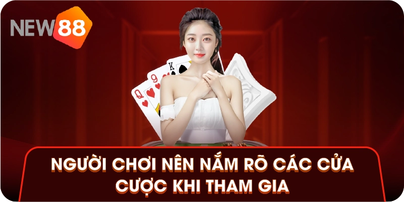 Người chơi nên nắm rõ các cửa cược khi tham gia Người chơi nên nắm rõ các cửa cược khi tham gia
